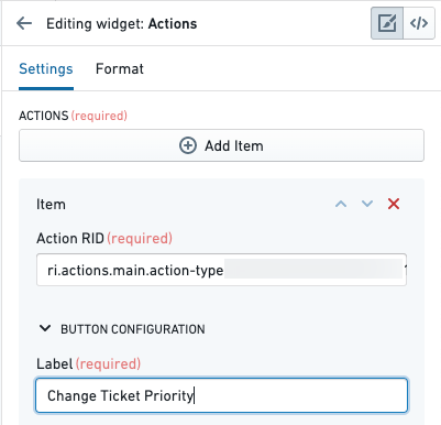 Add the Action to an Object View