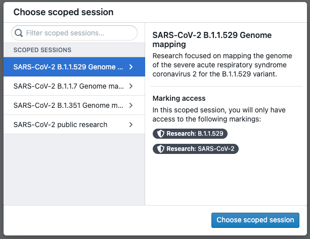 scoped session dialog forced to pick