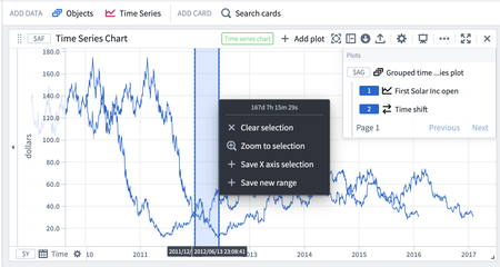 Quiver screenshot showing range description displayed on top of range hover tooltip