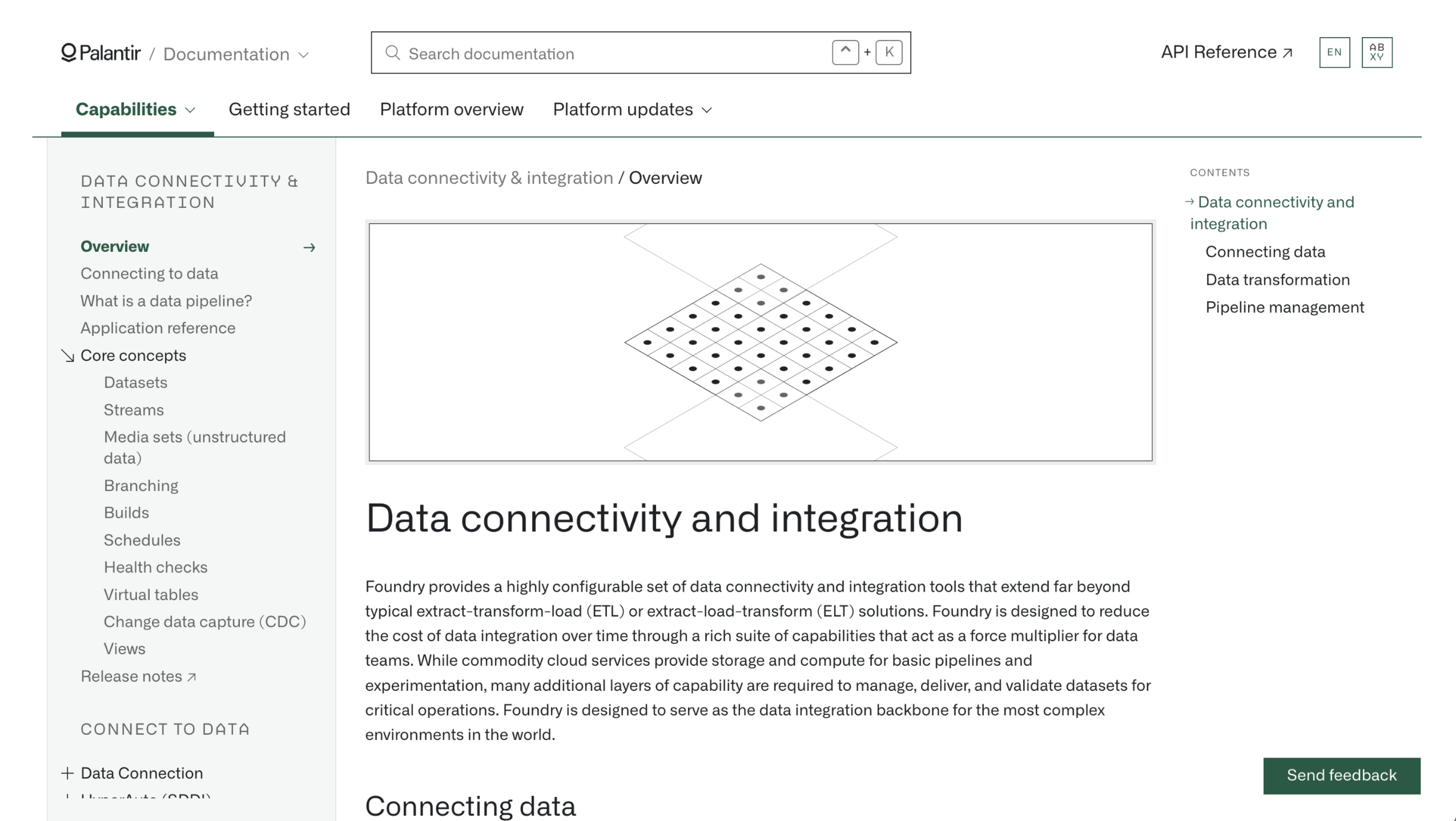 You can find the Send feedback option at the bottom of all pages of the documentation.