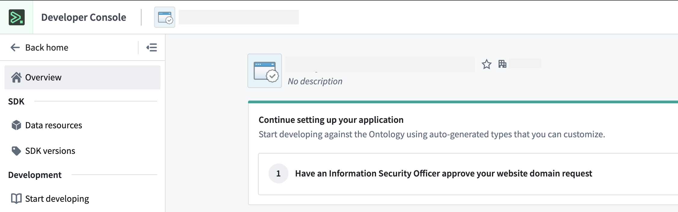 Post-installation guidance to approve Website domain request.