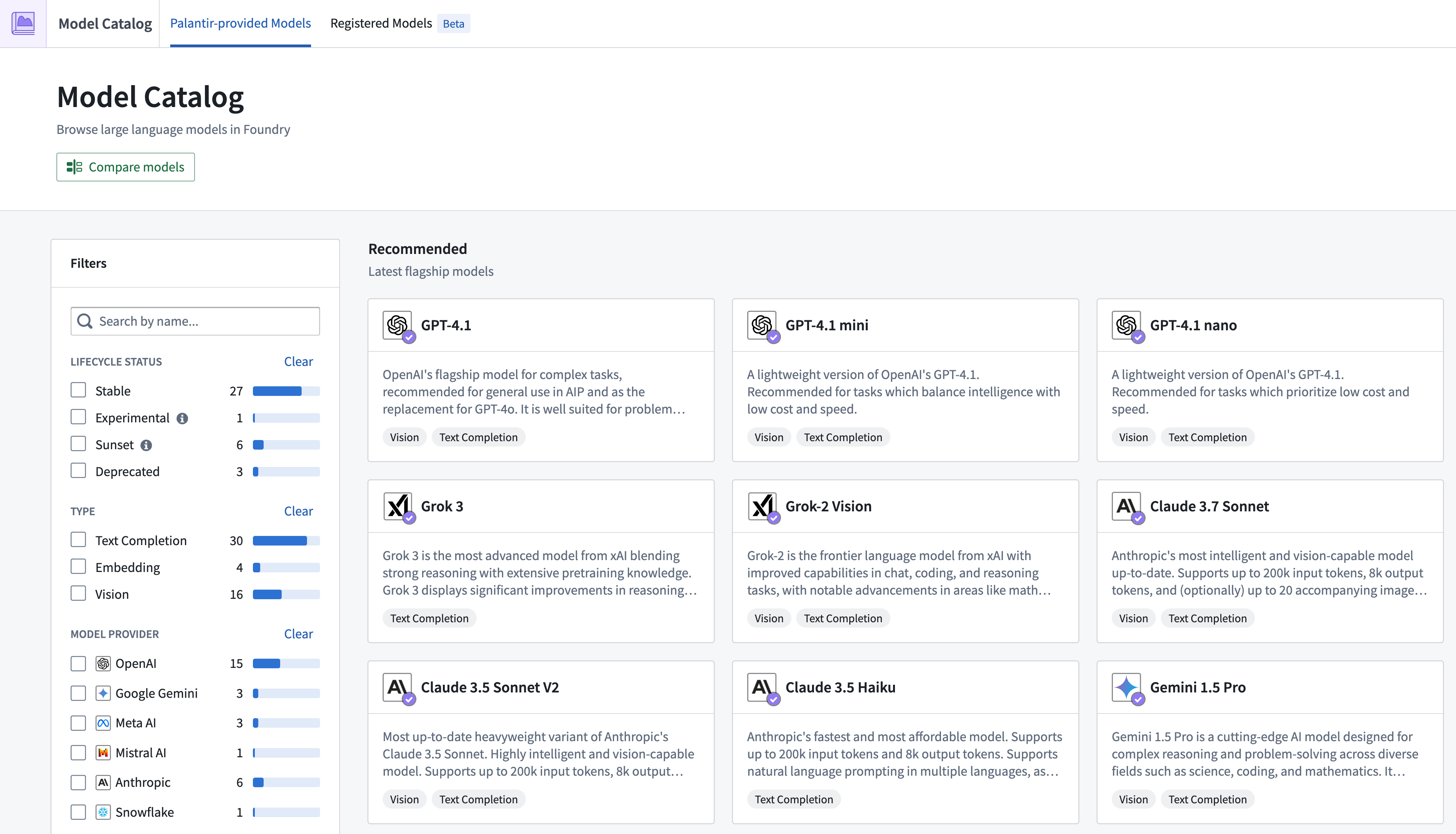 GPT-4.1 GPT-4.1 mini and GPT-4.1 nano recommended in Model Catalog.