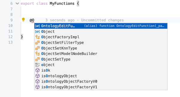 Autocompletion and error identification in Code Repositories