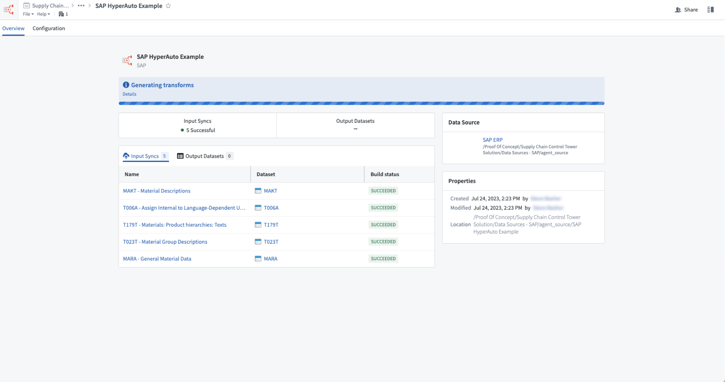 Overview of a live HyperAuto pipeline