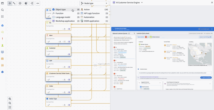 Use the legend to navigate Workflow Builder with ease.