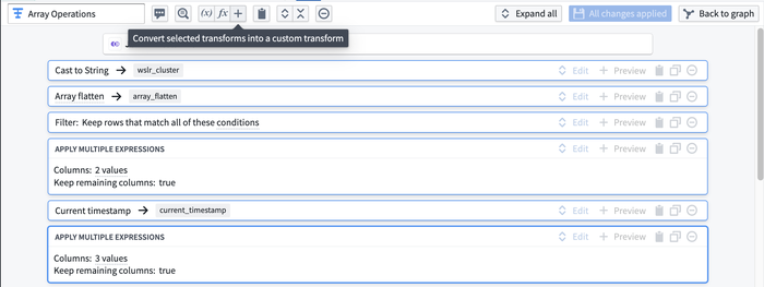 Setup for creating a new custom function.