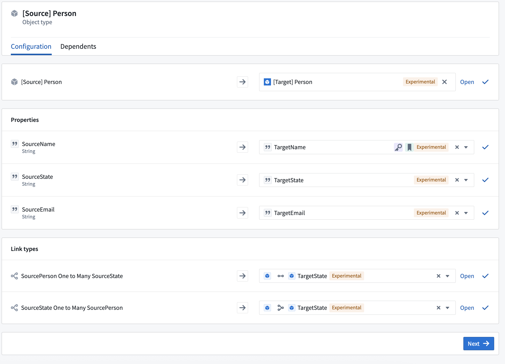 Reconfiguring an object used by an OSDK when installing a Marketplace product containing a Python function.