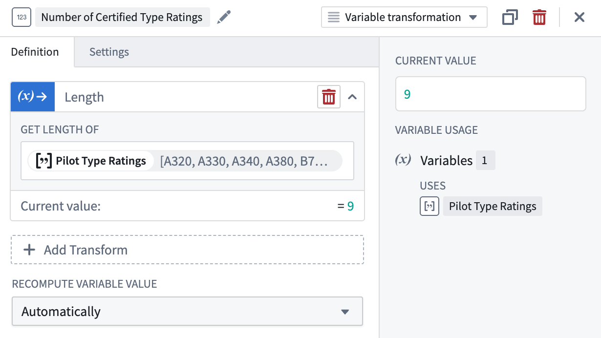 The Length operation.