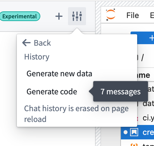 You can rename chat threads using the agents Settings menu.