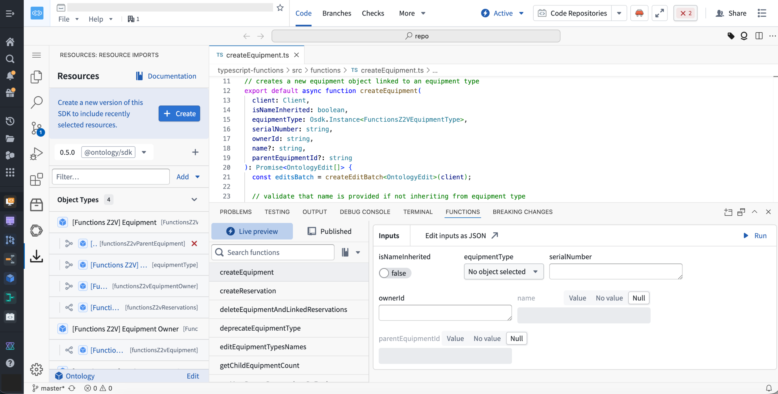 Open your repository in Code Workspaces using the Edit in VS Code button in the header to unlock the new experience.