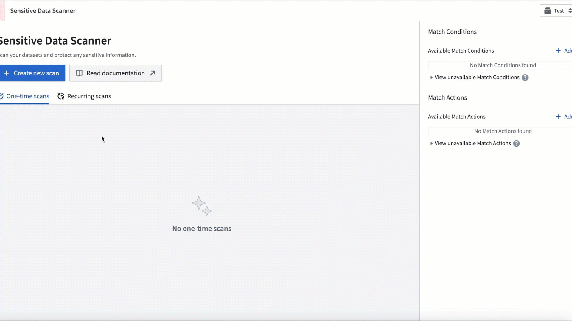 Creating a SDS Match condition.