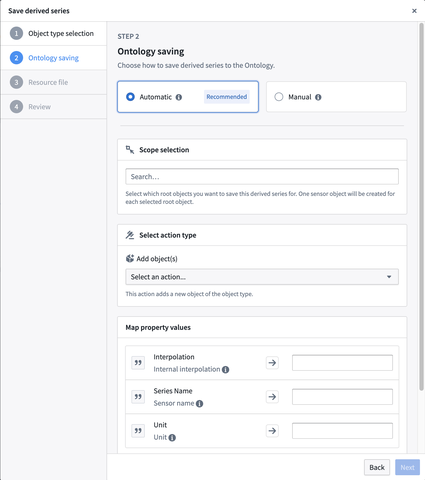 The setting to save automatically to the Ontology in configuration options.