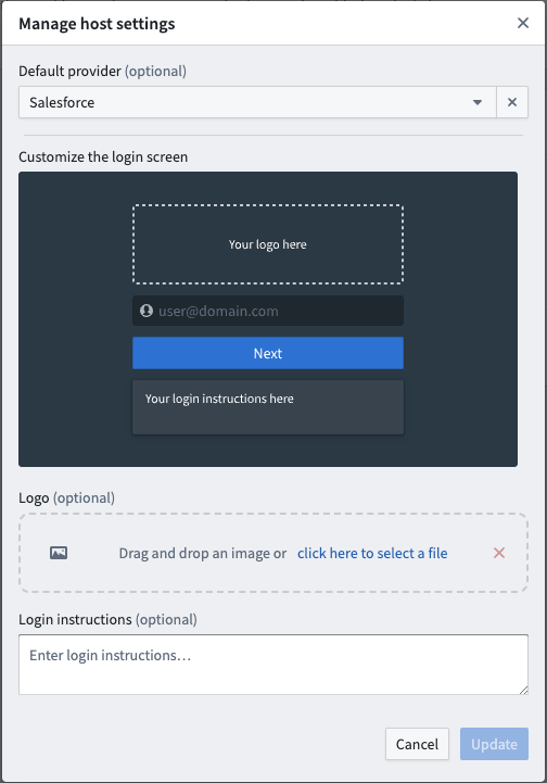 host-settings