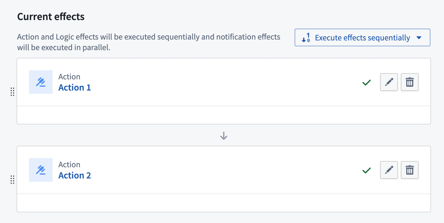 Sequential effects