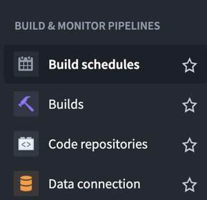 Build Schedules app in Foundry sidebar