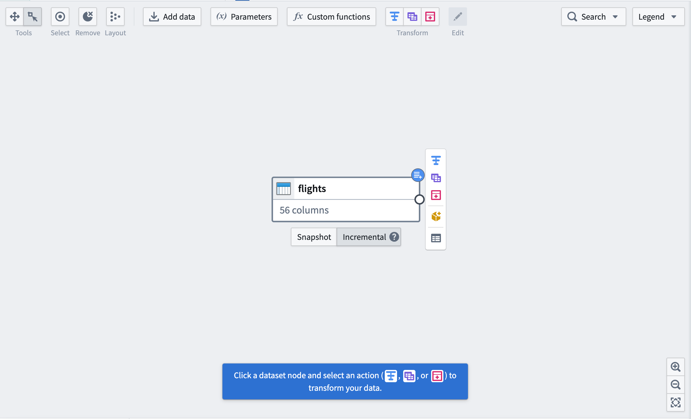 Example of incremental input