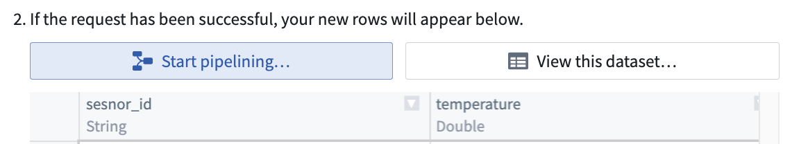 Screenshot of stream view records tab