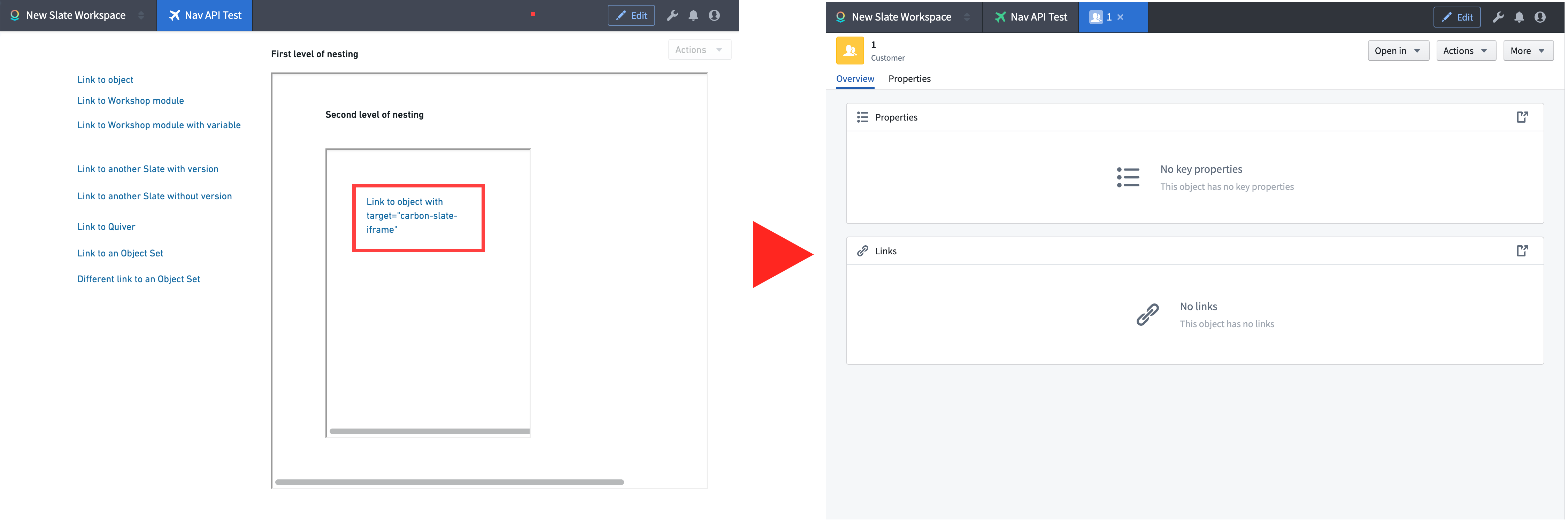 Navigation from double-nested iframe