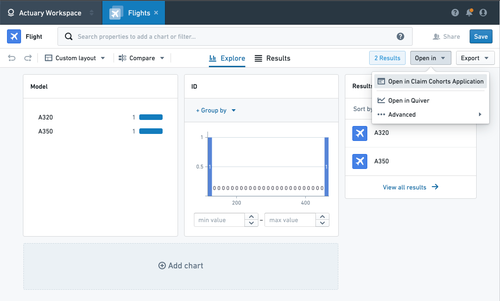 Navigation Actuary Workspace Discoverable Modules