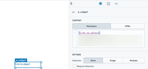 Navigation Object View Slate input