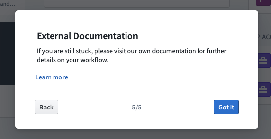 External Documentation