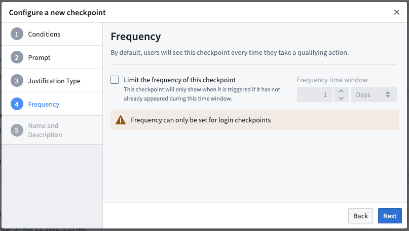 checkpoint-frequency