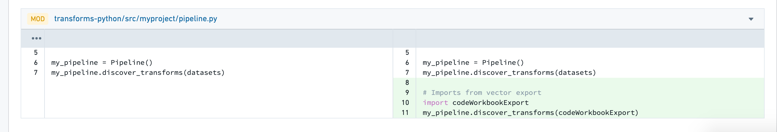 repository-view-pipeline