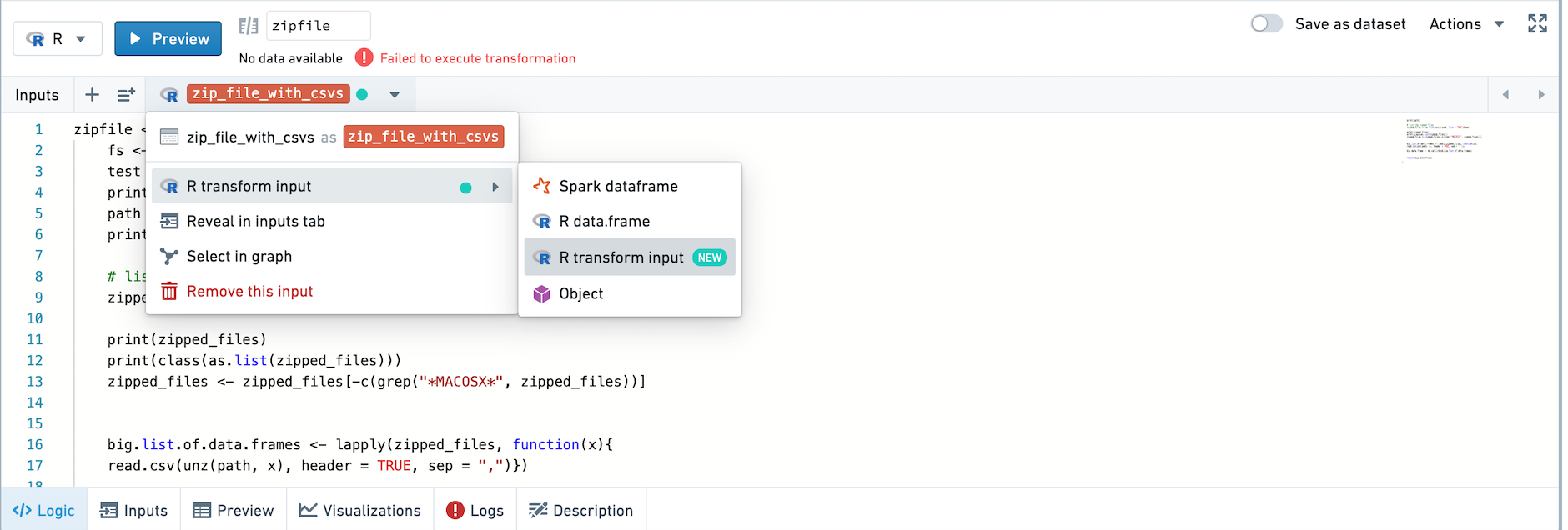 select-r-transform-input