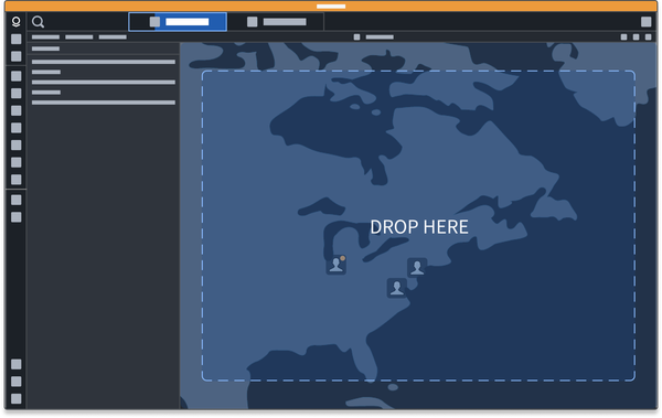 Gaia Map Drop Zone