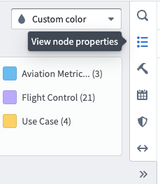 View node properties in Data Lineage