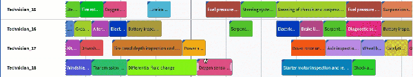 Puck behavior example: Allocate no overlap.