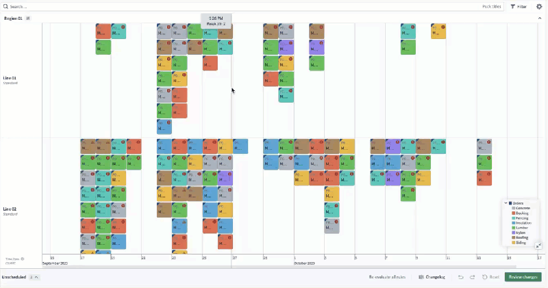 Setting up snap behavior.