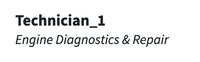 Scheduling Gantt Chart widget with subtitles configured.