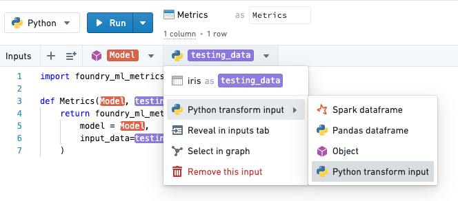 change input type