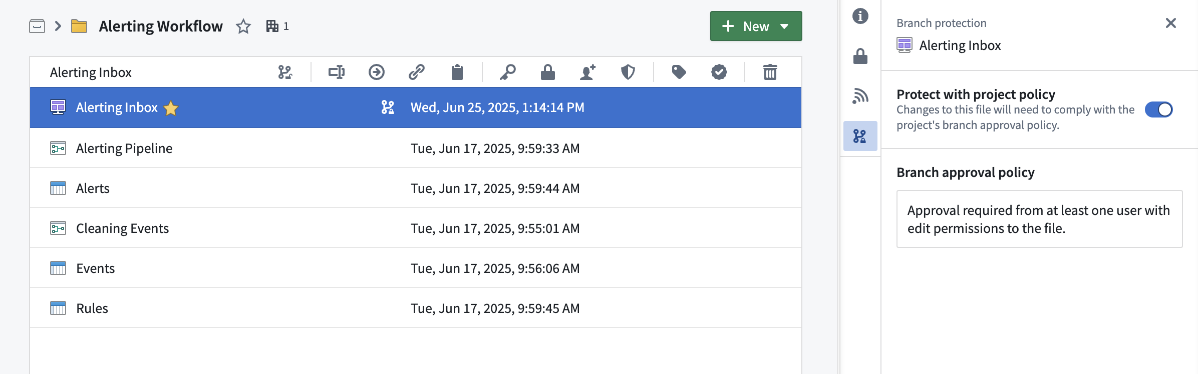 Protecting a single Workshop module.