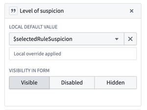 Set Workshop variable as default value