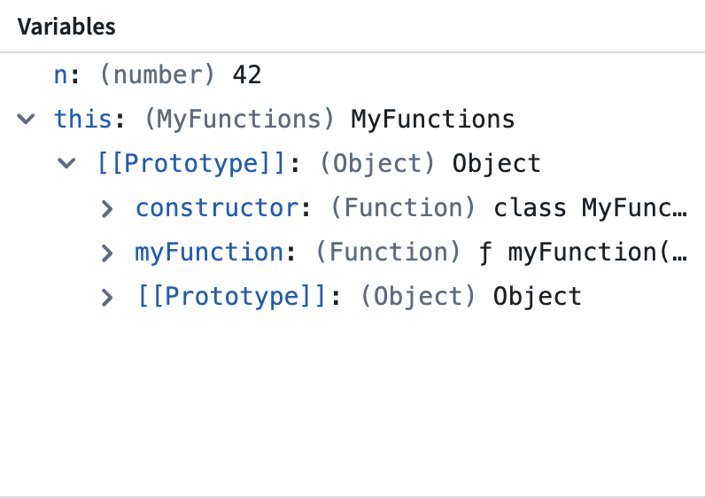 debugger variables