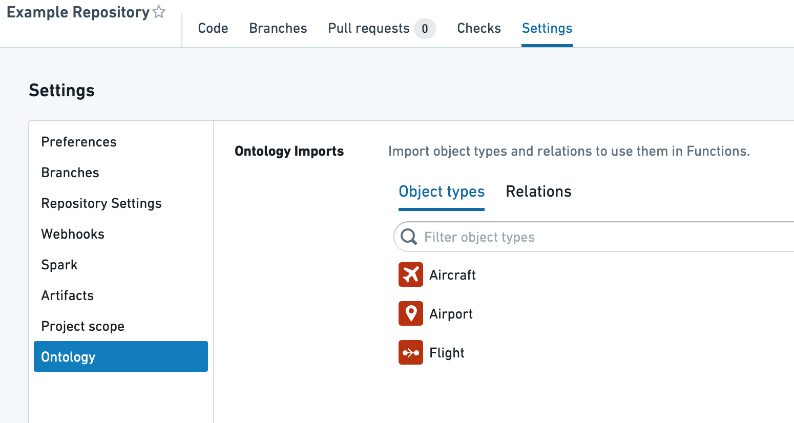 ontology-settings