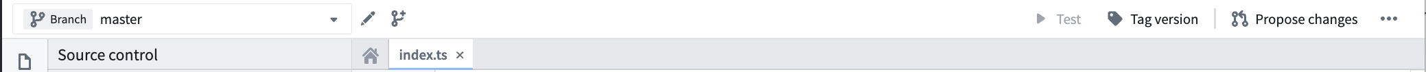 The "Tag version" option.