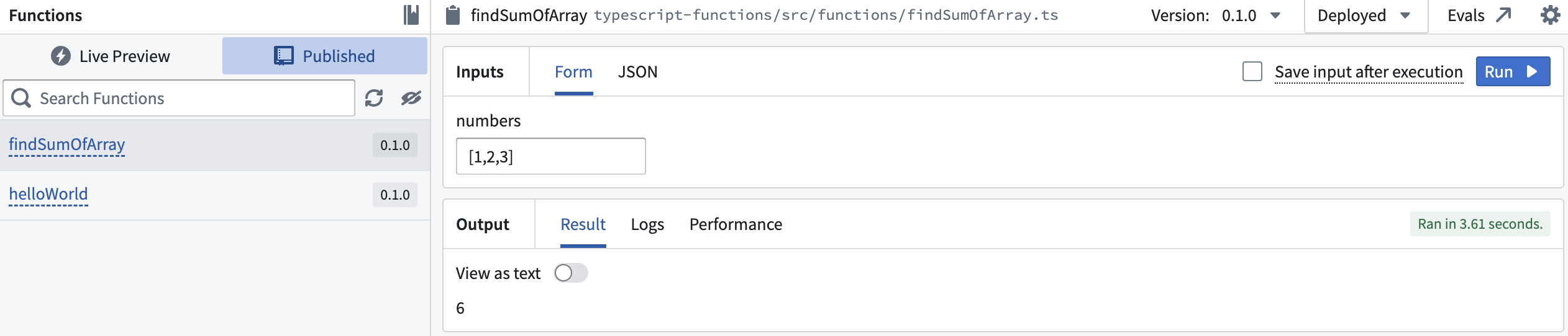 Run the new function in the functions helper.