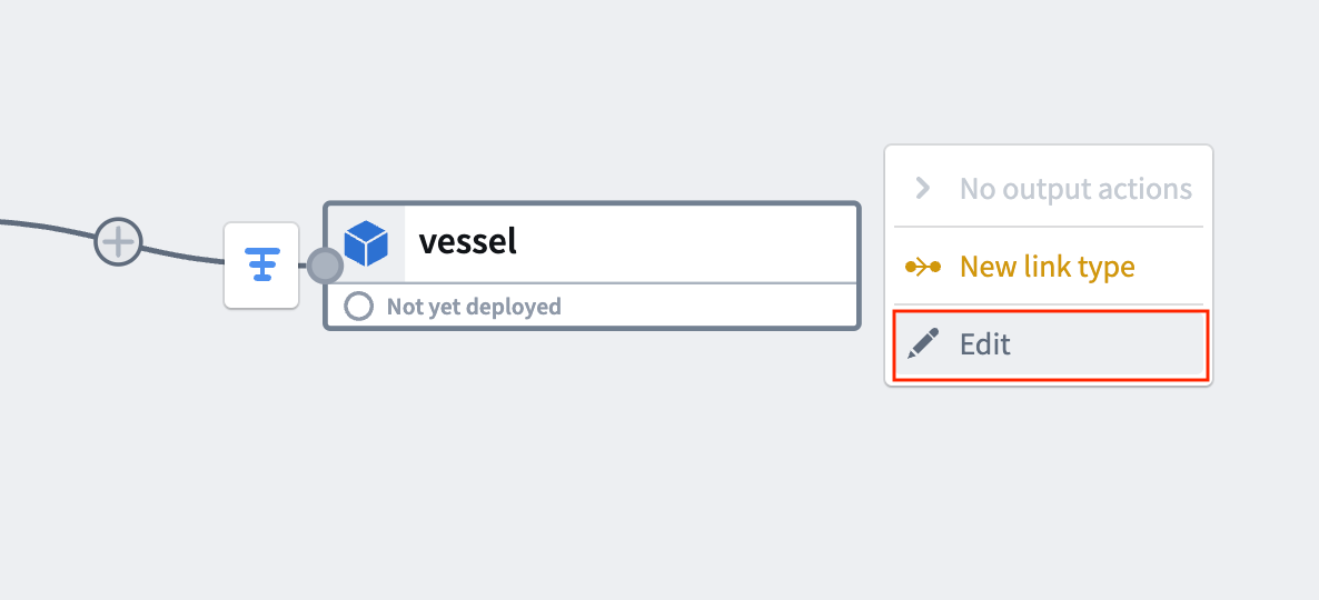 Edit object type target.