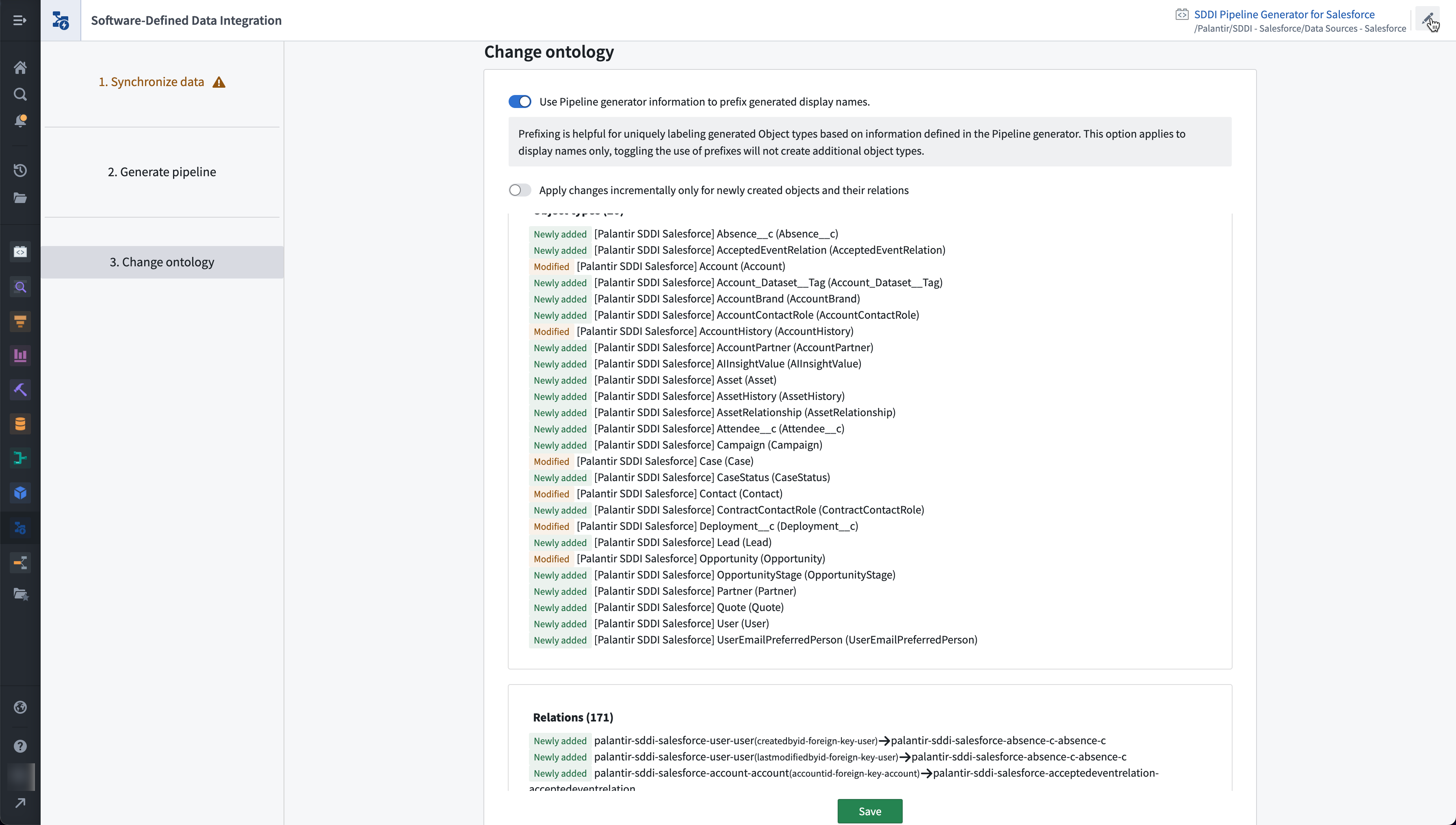 Batch Ontology Generation