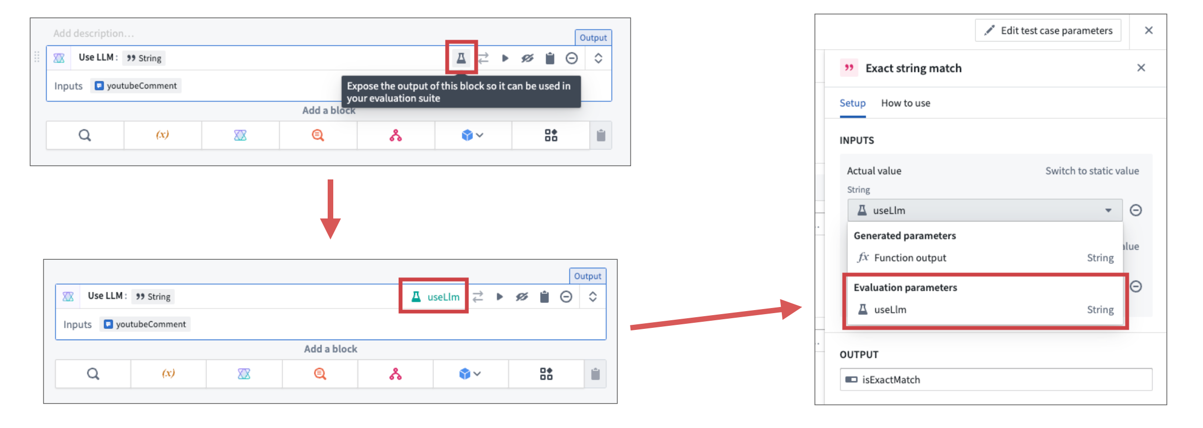 Set up intermediate parameters for evaluation.