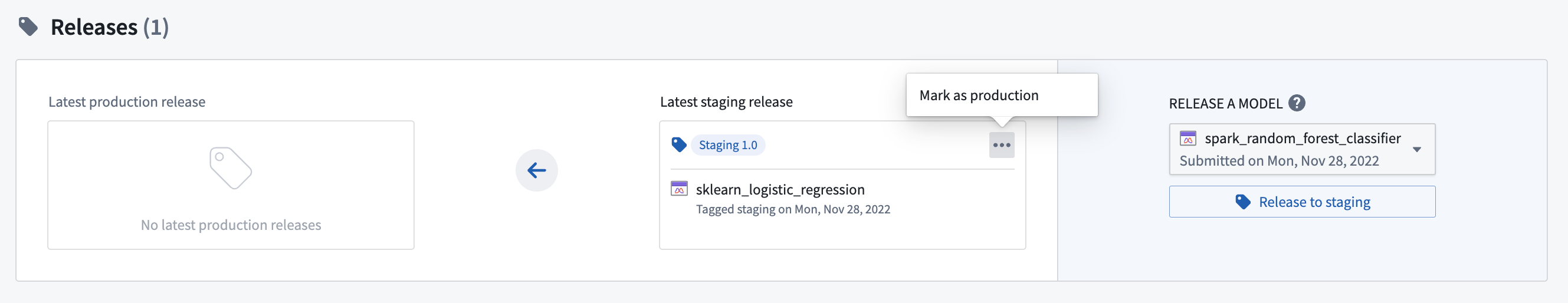 Create production release