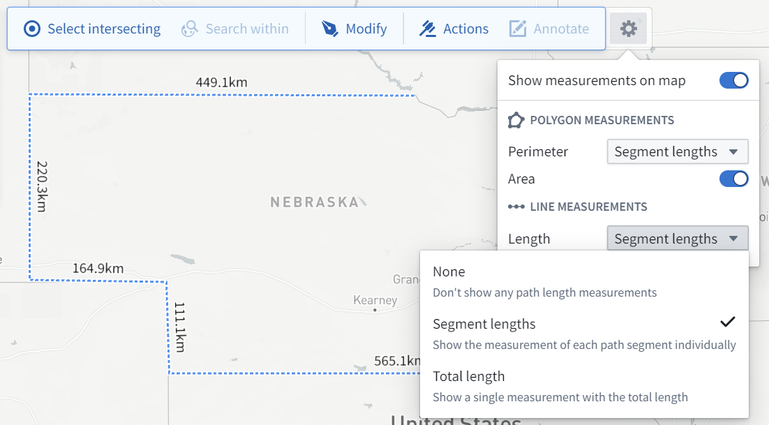 Shape measurements