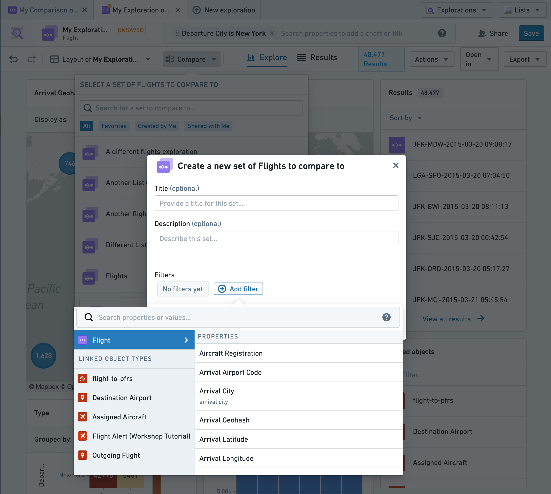 Comparison Dynamic Filtering