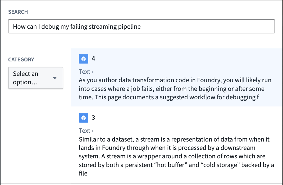 Example semantic search workshop