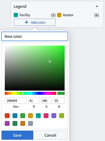 Screenshot of color picker