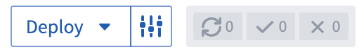 Screenshot of the Deploy button