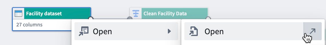 Screenshot of creating a schedule selection dropdown